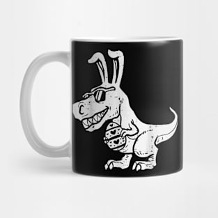 Dino Bunny Dinosaurs Hunt Eggs Happy Easter Gift For Boys Kids Mug